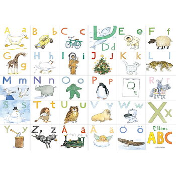 Underlägg Ellens ABC