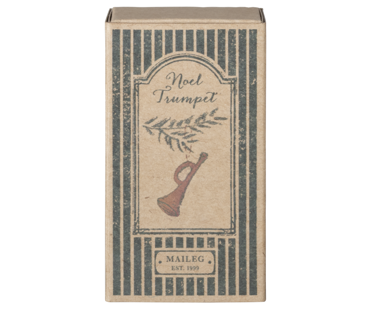 Maileg, Christmas, trumpet in ash - 2
