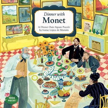 Dinner with Monet : A Dinner Date Jigsaw Puzzle - Pussel 1000 bitar