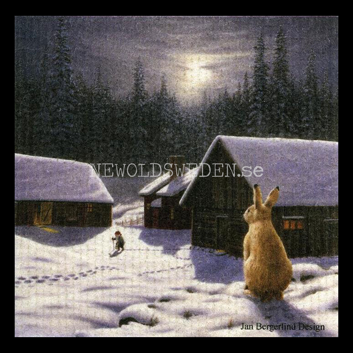 Disktrasa - Midvinternatten - 19.5 x 19.5 cm - Jan Bergerlind