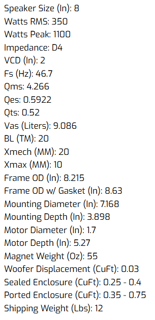 DD Audio 208e D2 / D4 - 5
