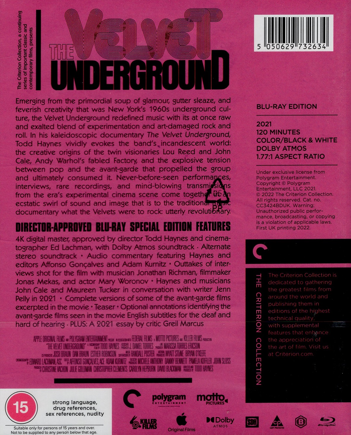The Velvet Underground (Criterion Collection) (ej svensk text) (Blu-ray) - 2