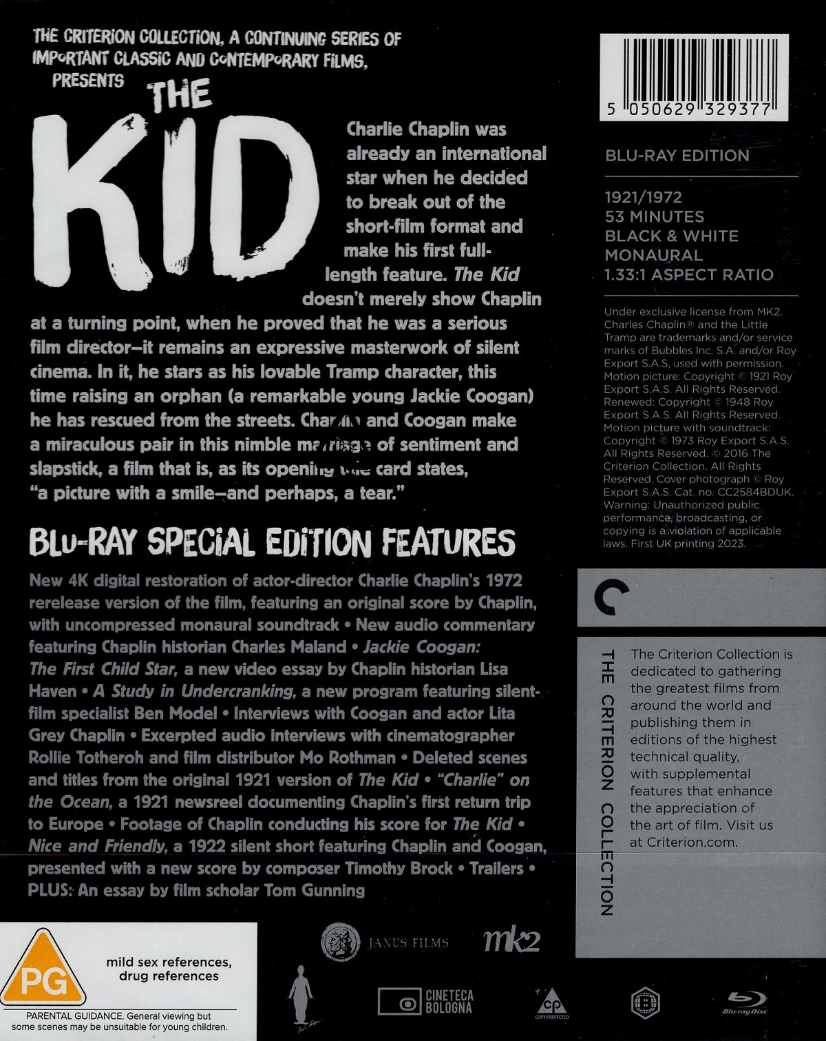 Charlie Chaplin: The Kid (Criterion Collection) (ej svensk text) (Blu-ray) - 2