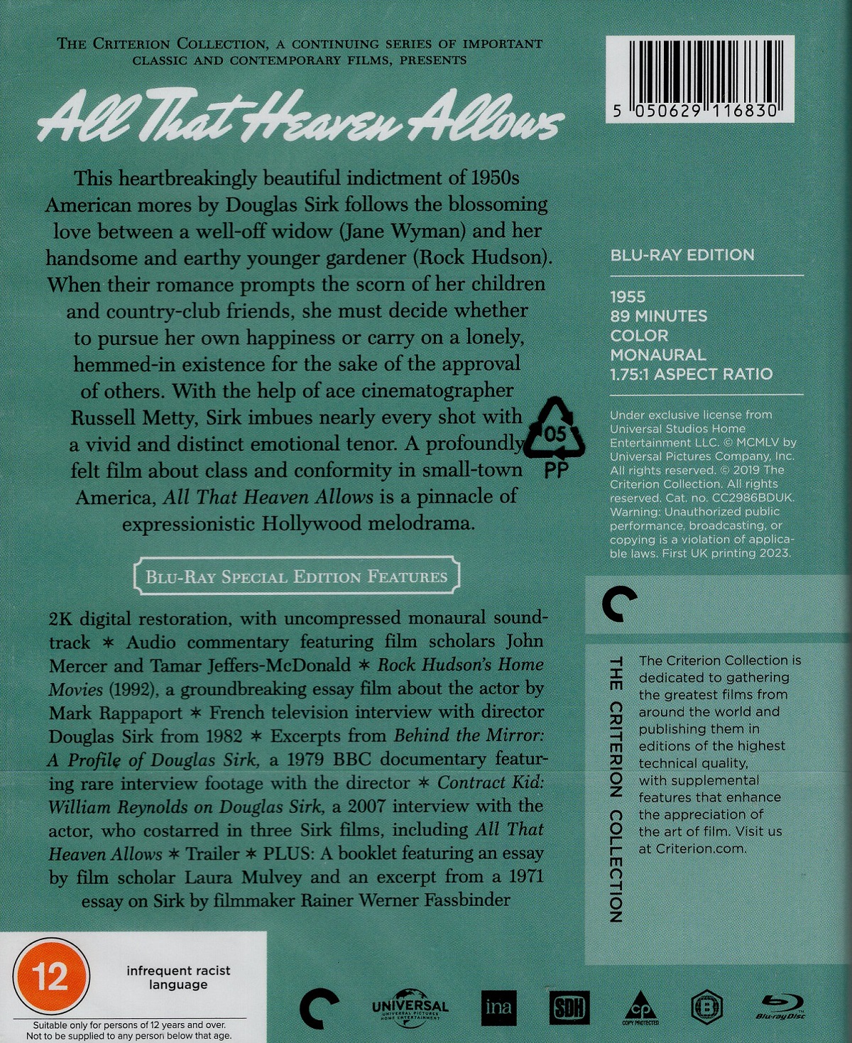 All That Heaven Allows (Criterion Collection) (ej svensk text) (Blu-ray) - 2