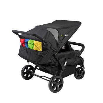 Barnvagn, sittvagn för 4 barn, Trille Quadro 2024