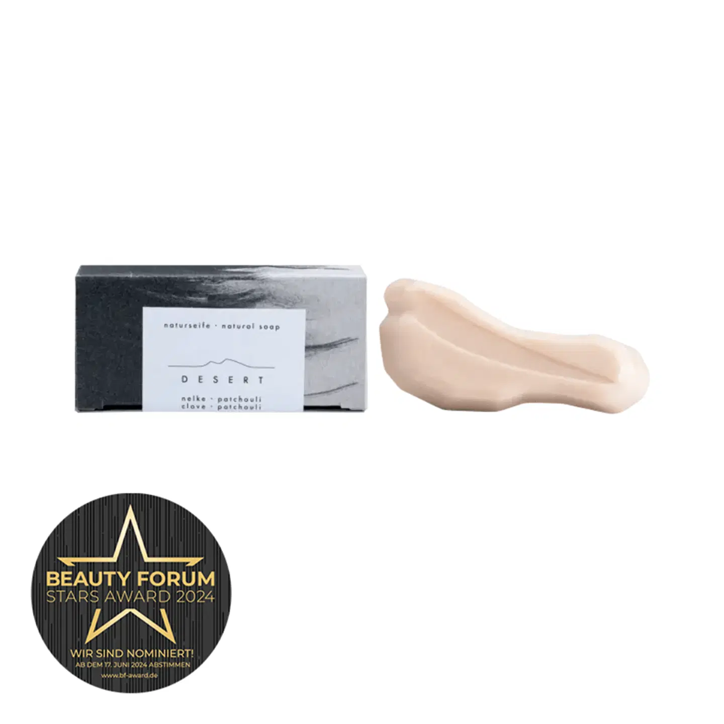 RUCK® Naturtvål - Desert, Fotform, 25g, Kryddnejlika & Patchouli