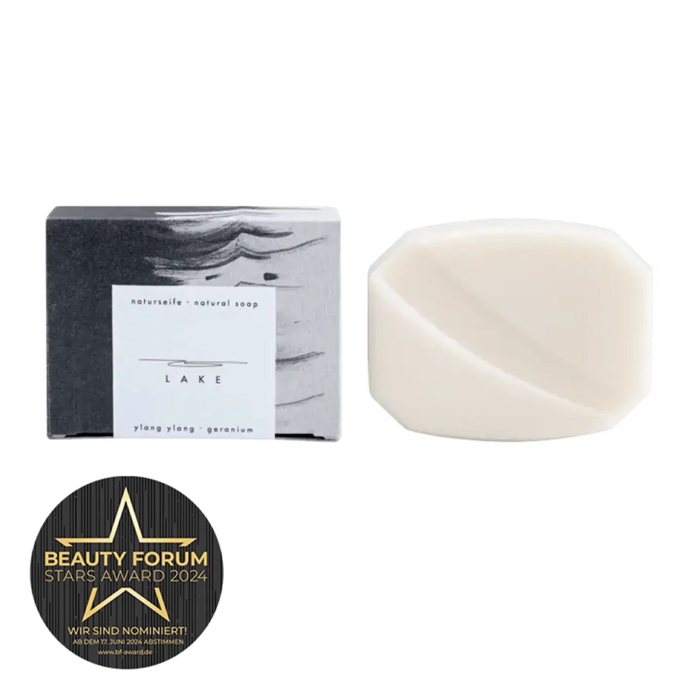 RUCK® Naturtvål - Lake, 100g, Ylang Ylang & Pelargon