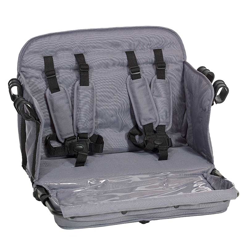 Trille Goliat, Barnvagn för 4 barn - Grey - 15