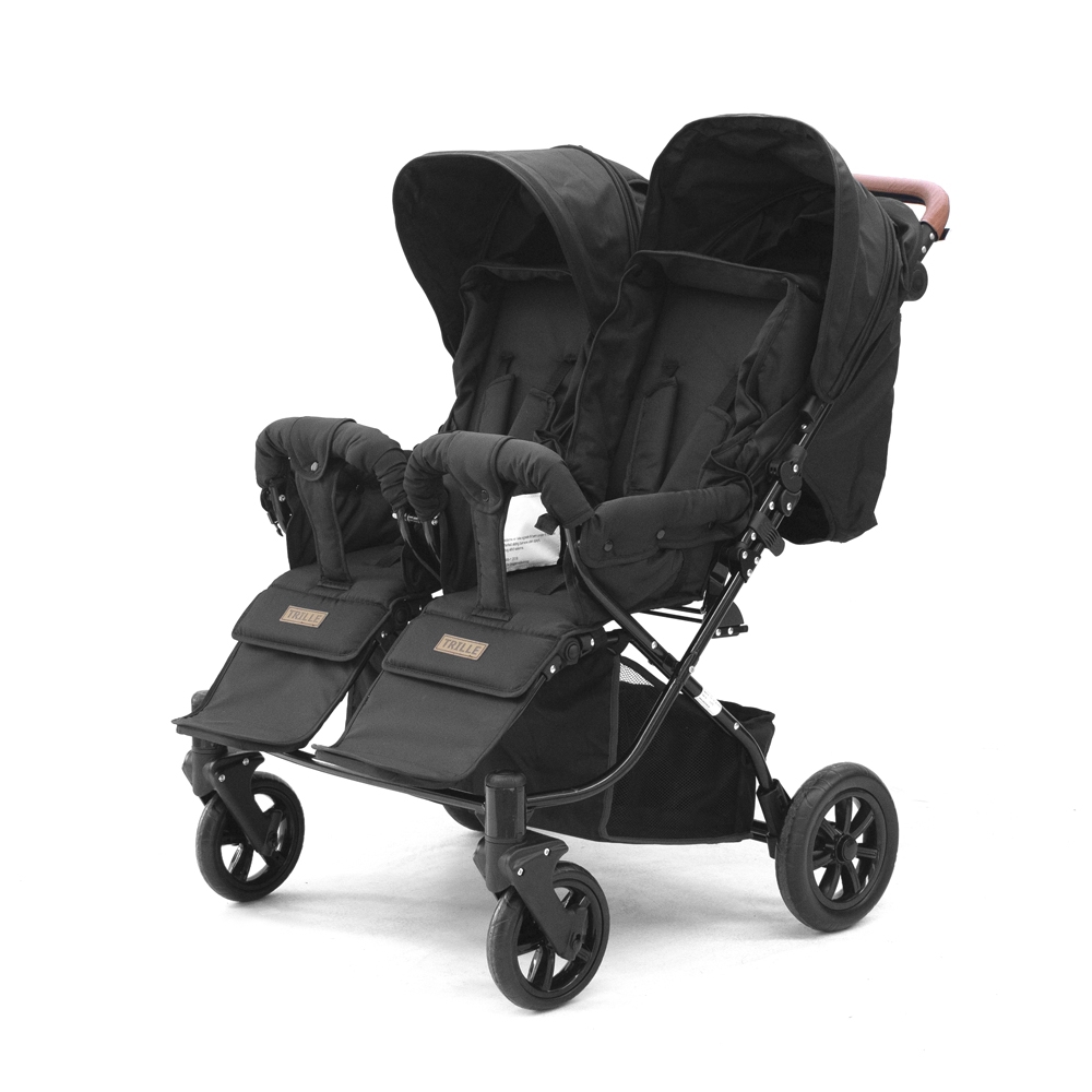 Syskonvagn Trille Beba Light  - Svart - 3