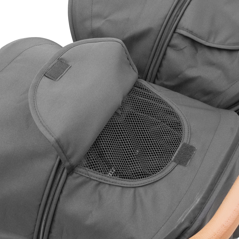 Syskonvagn Trille Beba Light  - Svart - 4