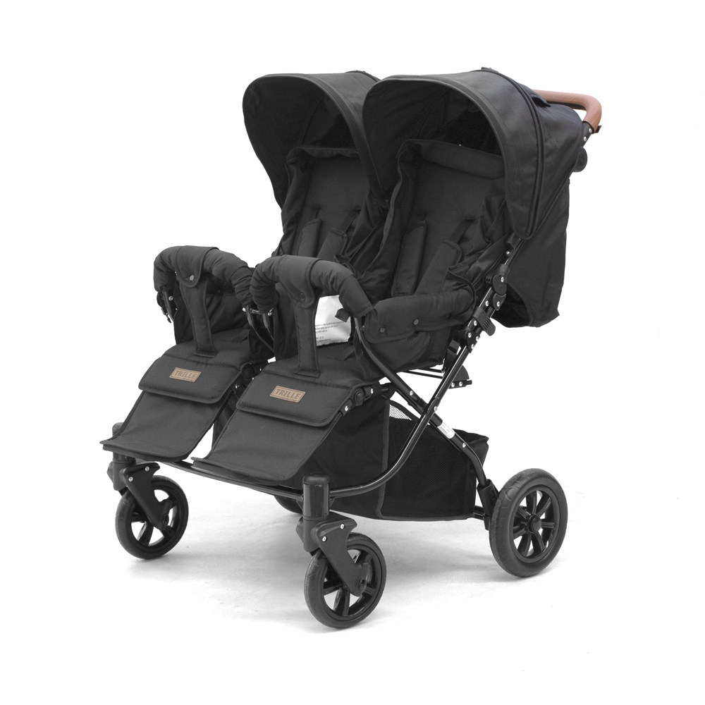 Syskonvagn Trille Beba Light  - Svart - 2
