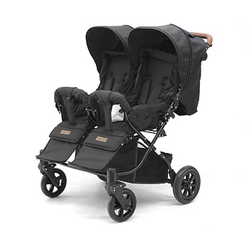 Syskonvagn Trille Beba Light  - Svart