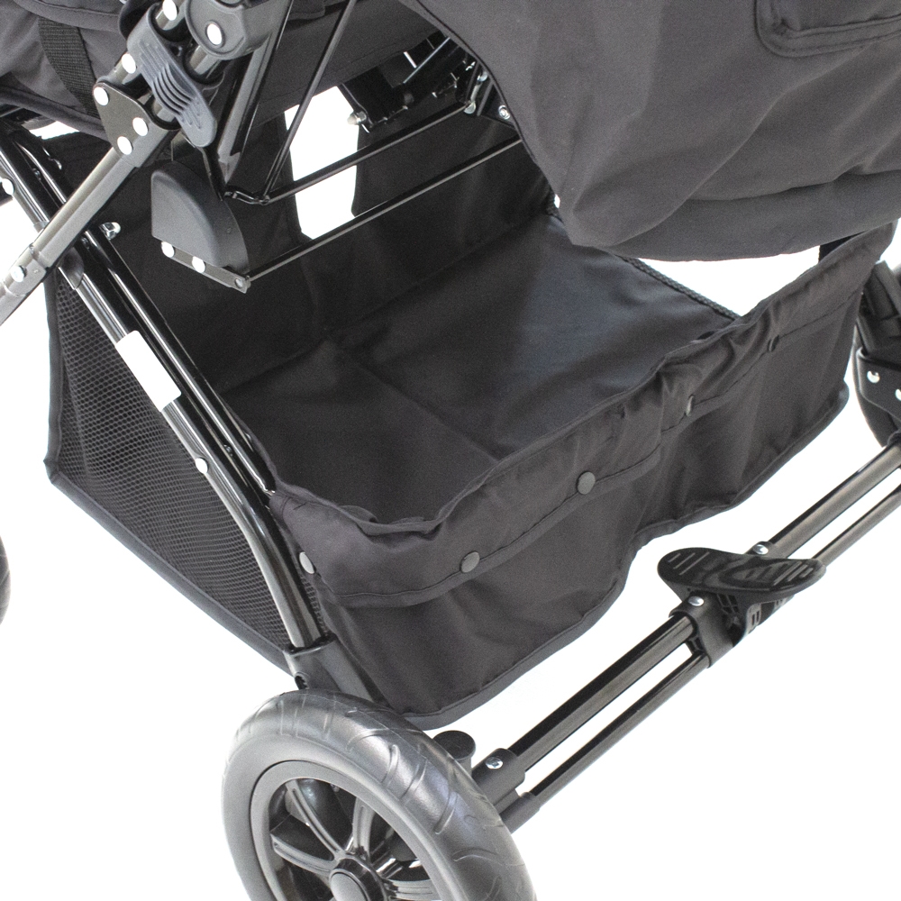 Syskonvagn Trille Beba Light  - Svart - 5