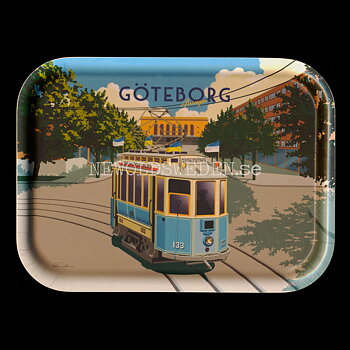 GÖTEBORG AVENYN Bricka 27 x 20 cm Thomas Olsson