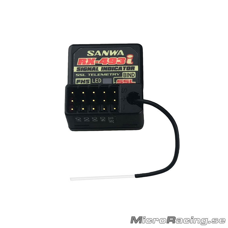 SANWA - Transmitter M17S + Reciver RX-493i incl Battery - 4