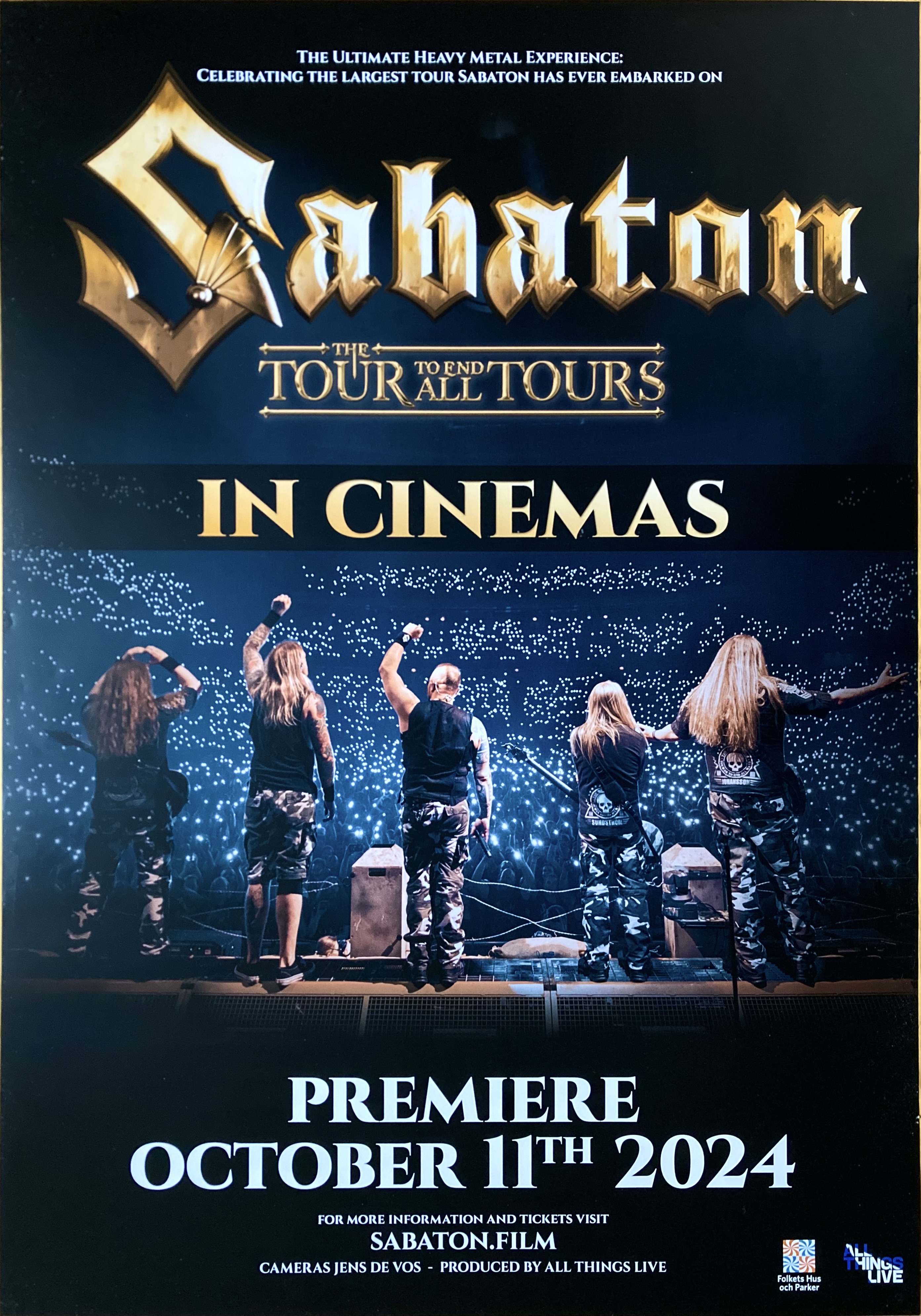 SABATON: THE TOUR TO END ALL TOURS (2024) Advance