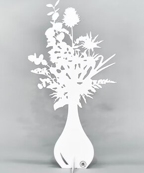 Spira Blombukett, Vit -Älskaplåt 