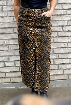 Cosy House Kjol Leopard