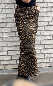 Cosy House Kjol Leopard