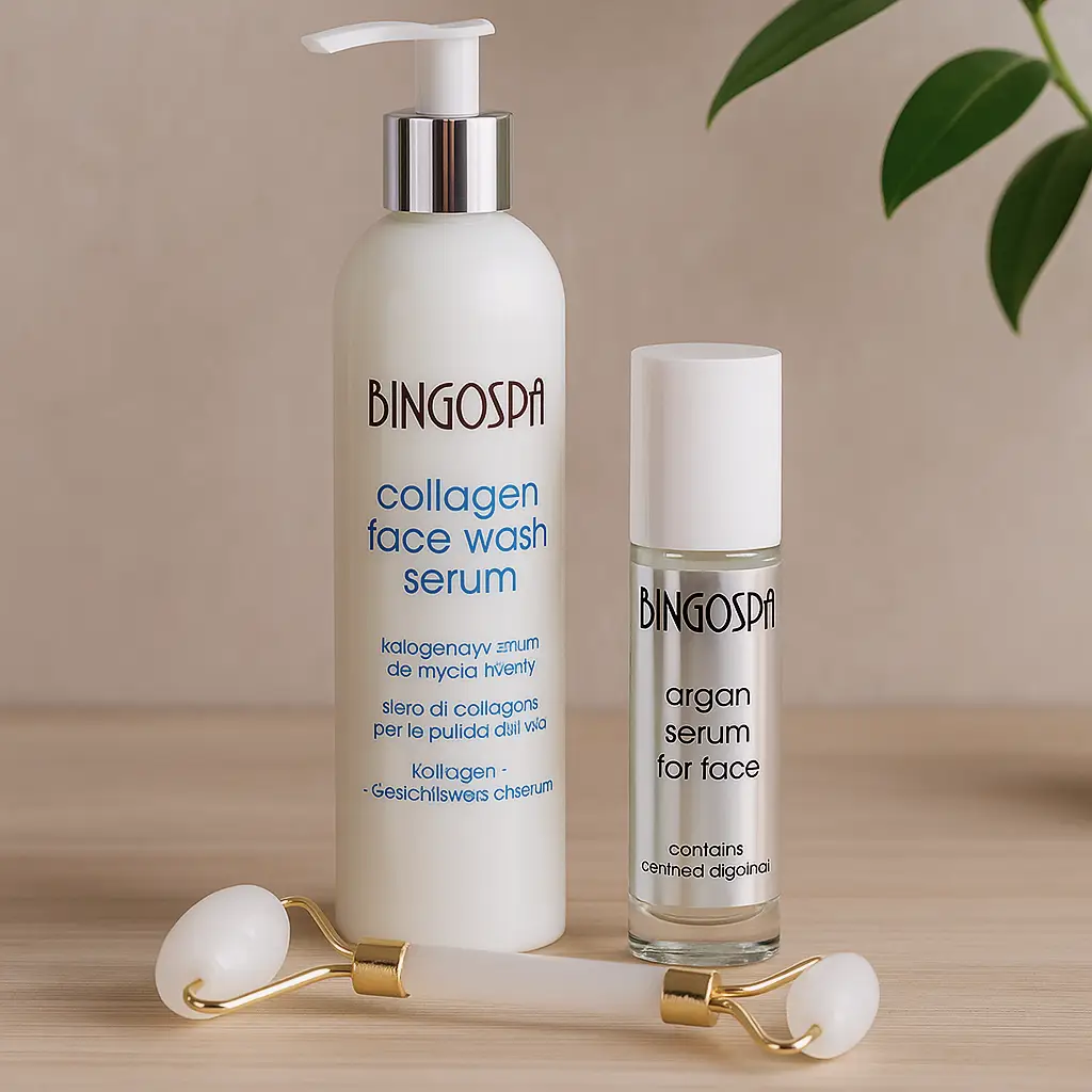 Glow Essence – Skönhetspaket med arganserum och kollagen