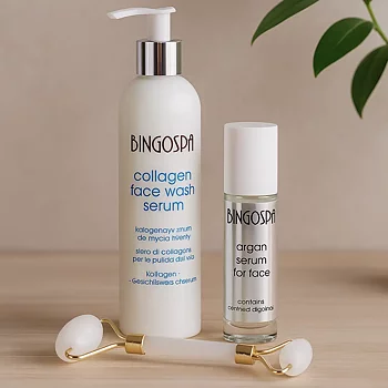 Glow Essence – Ihonhoitosetti argan-seerumilla ja kollageenilla