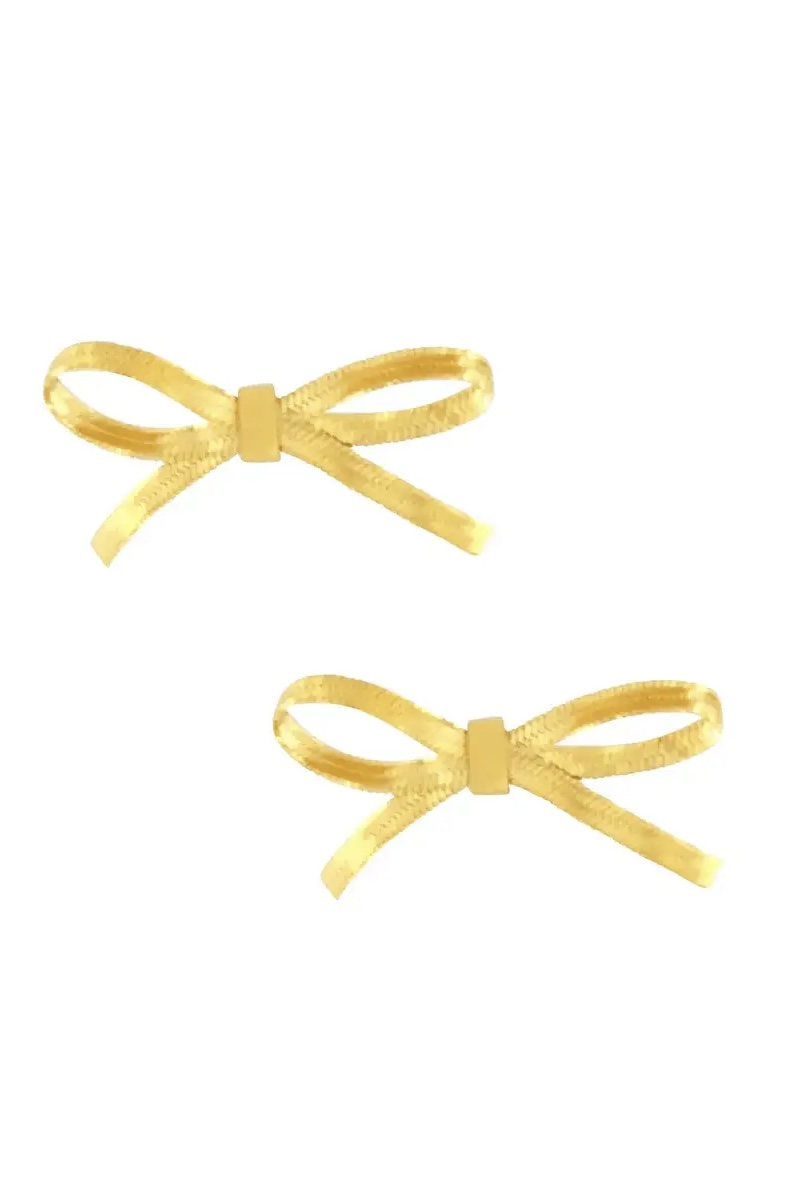 Dansk Copenhagen - Passion Waterproof Bow Earring Gold Plating - 4
