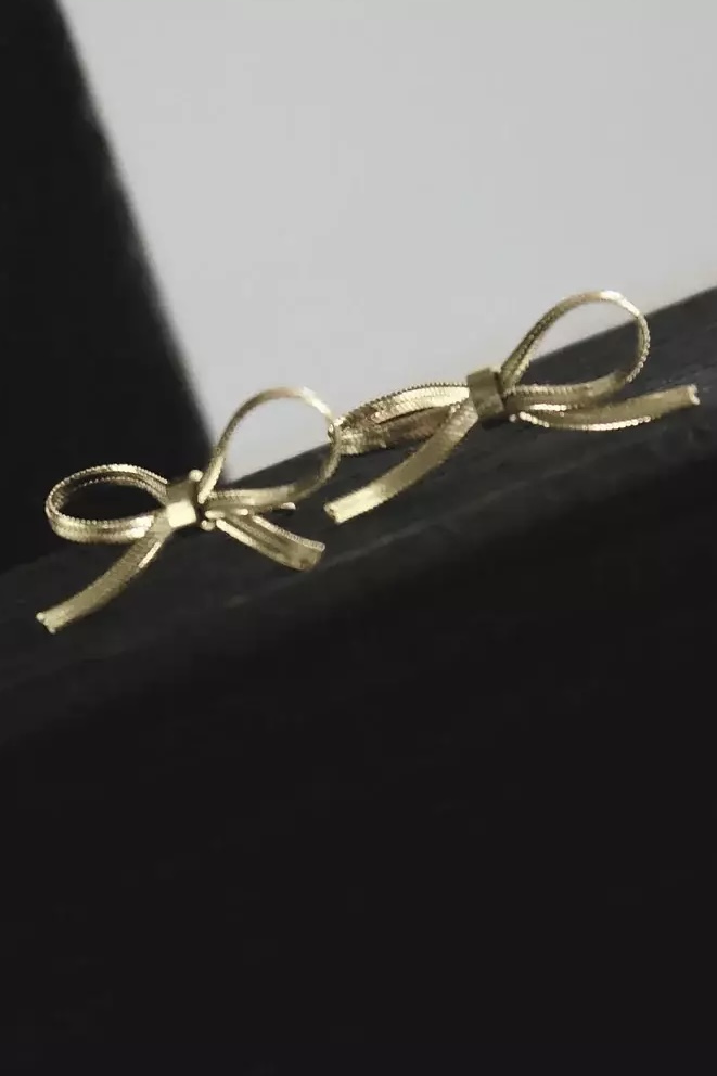 Dansk Copenhagen - Passion Waterproof Bow Earring Gold Plating