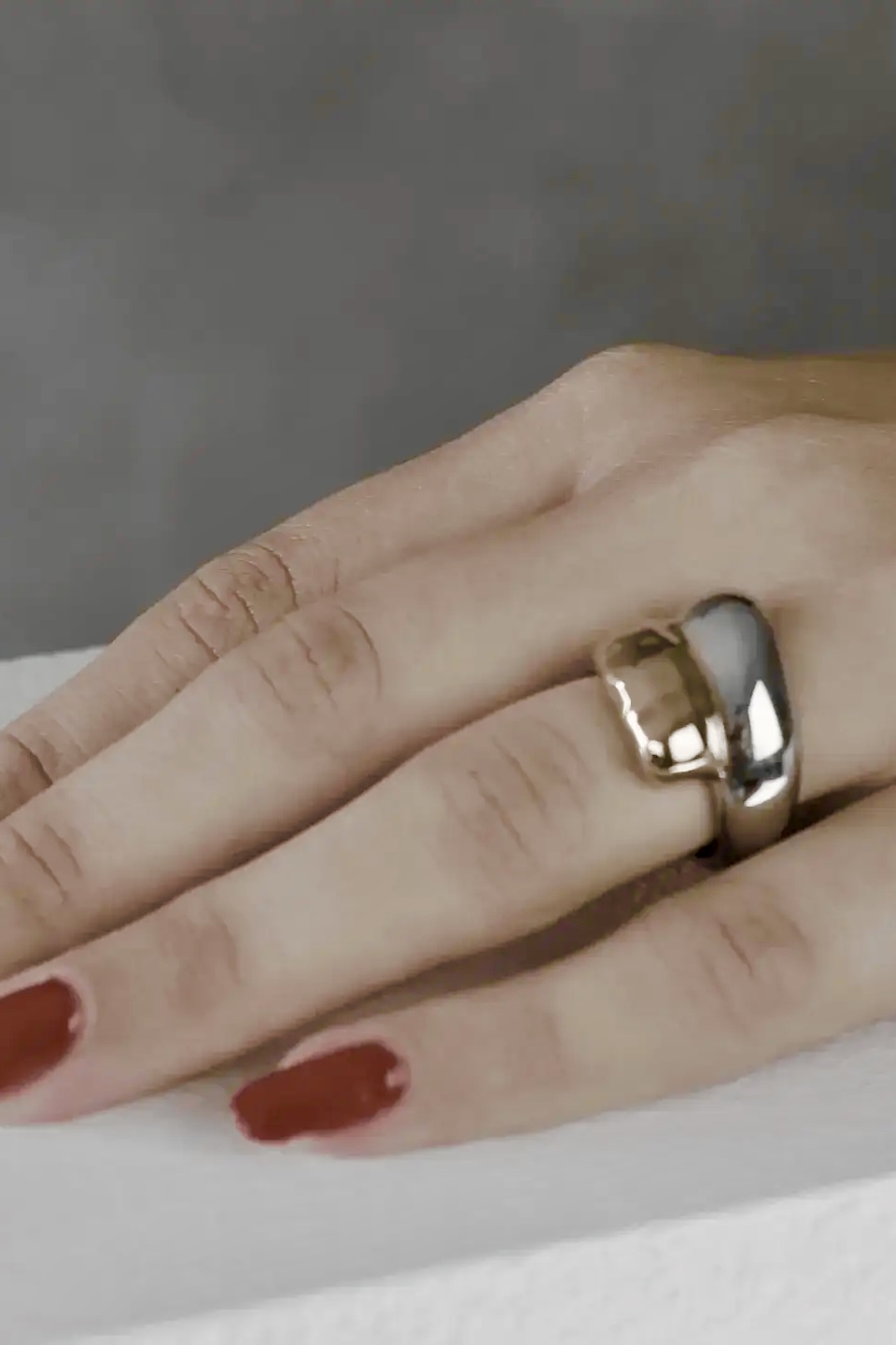 Dansk &nbsp;Copenhagen - Courage Waterproof Two Tone Chunky Ring - 3