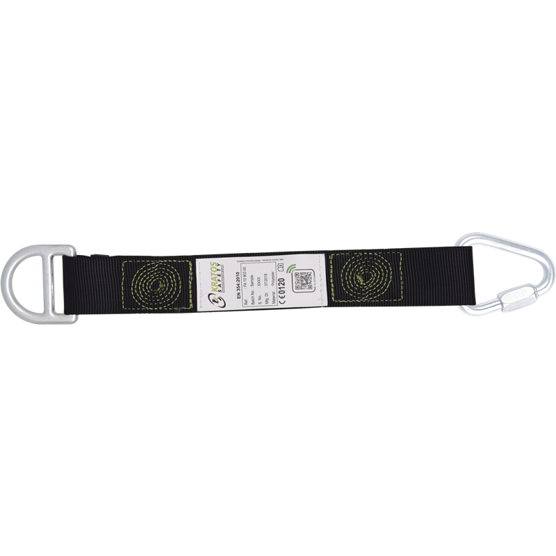 Avtagbart förlängningsband med D-ring Kratos Safety 40 cm - 2