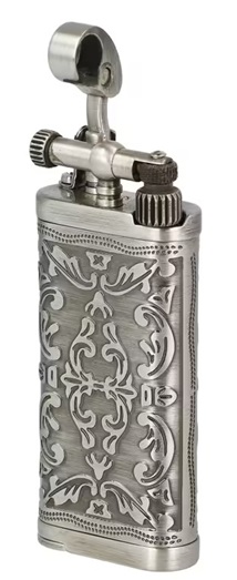 Antique Flint Piptändare Silver