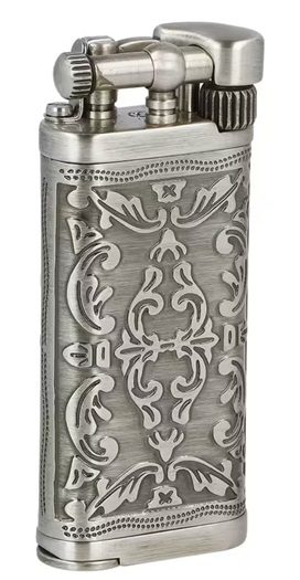 Antique Flint Piptändare Silver