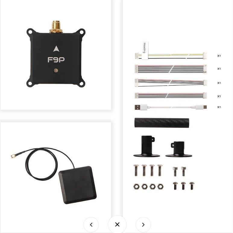 Holybro H-RTK NEO-F9P w/ Vertical Array Patch Antenna, 80cm