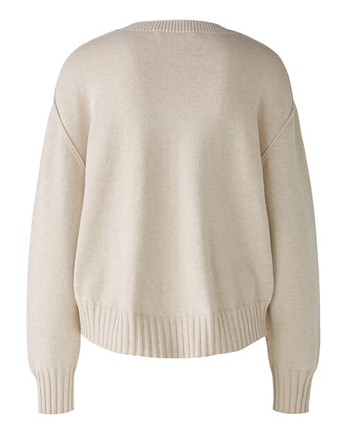 Jumper raglanärm bred mudd ljusbeige - 6