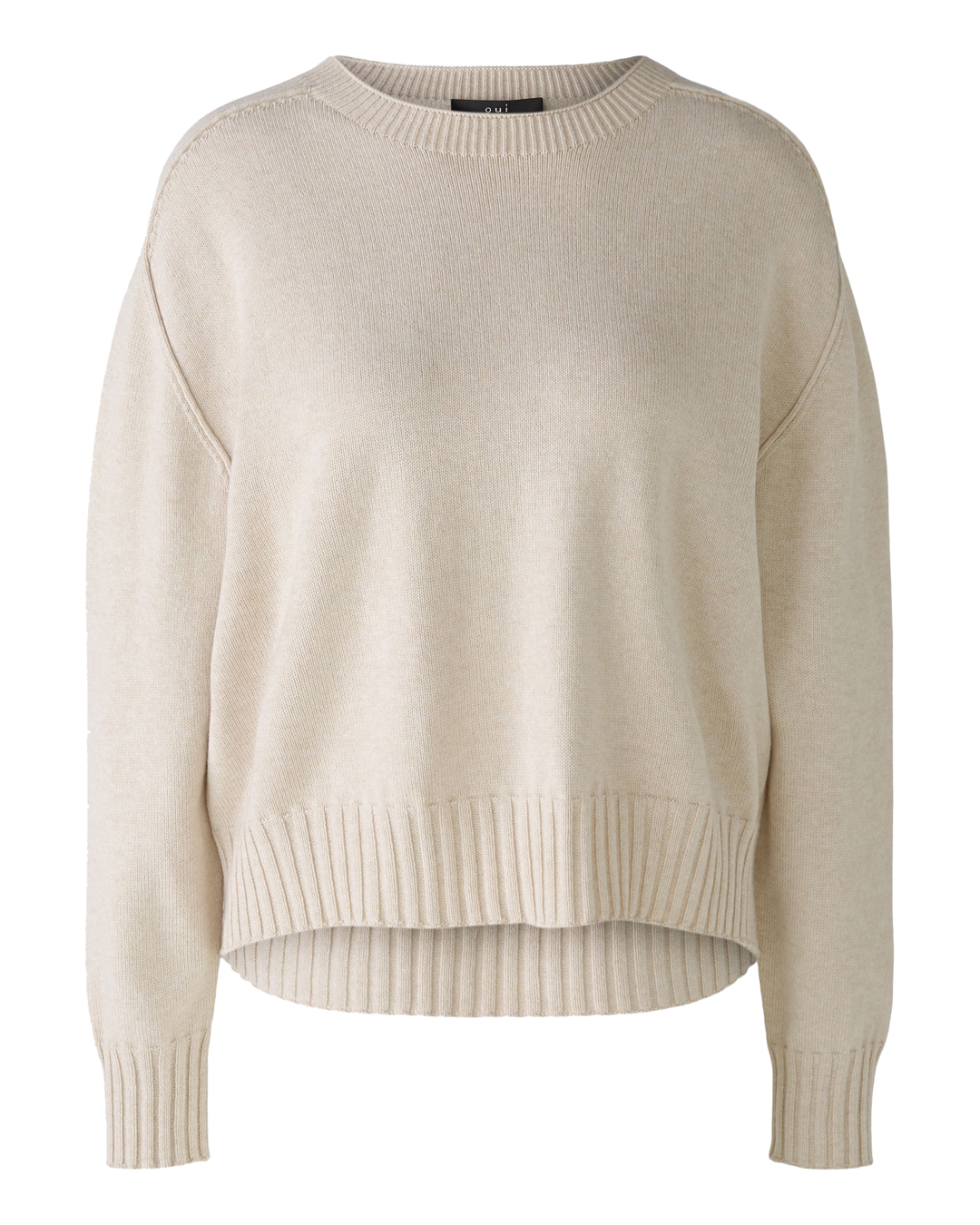 Jumper raglanärm bred mudd ljusbeige - 5