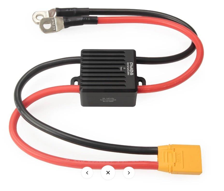 Holybro PM08-CAN Power Module 14S, 200A, XT90 & Ring Terminal