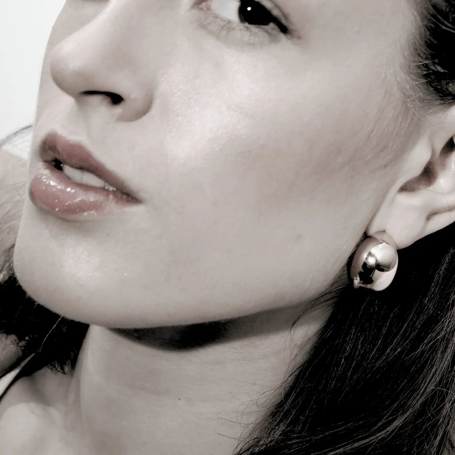 Dansk Copenhagen - Courage Waterproof Chunky Sphere Earring Silver Plating - 15