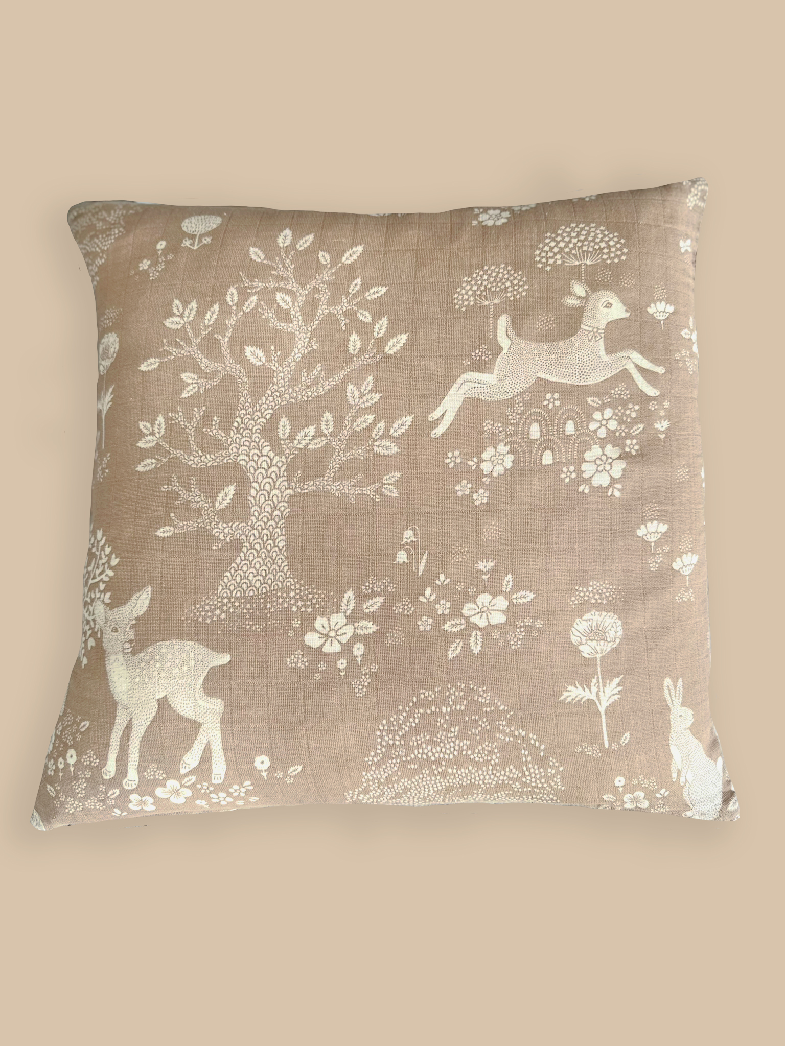CUSHION COVER MUSLIN 50x50cm