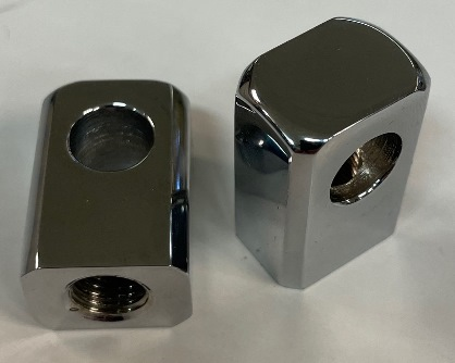Strålkastarfäste 10mm*3/8-24, Chr