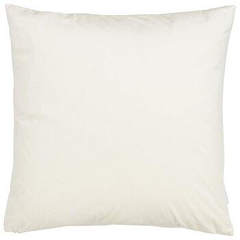 Kuddfodral i vit sammet 60x60