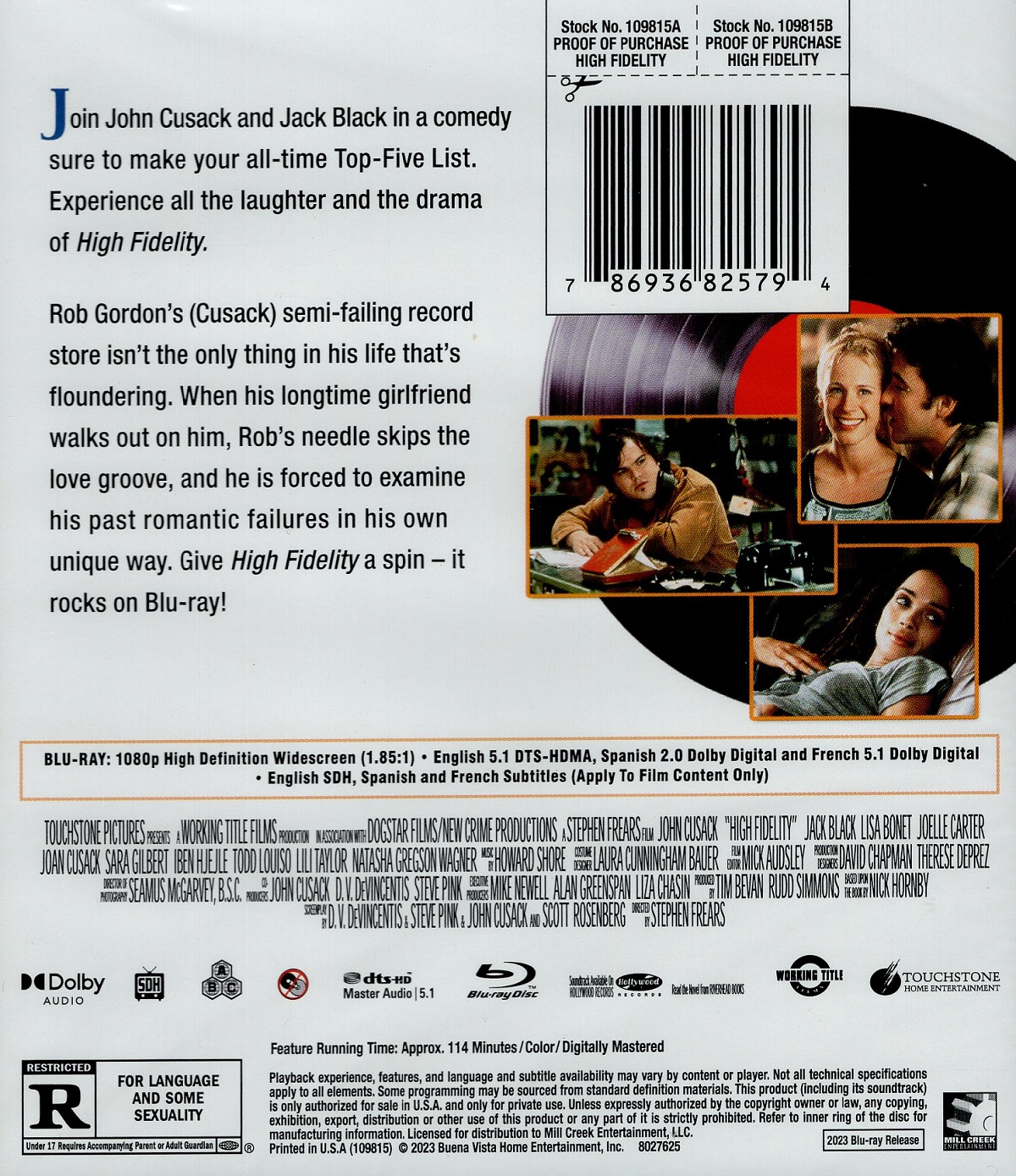 High Fidelity (ej svensk text) (Blu-ray) - 2