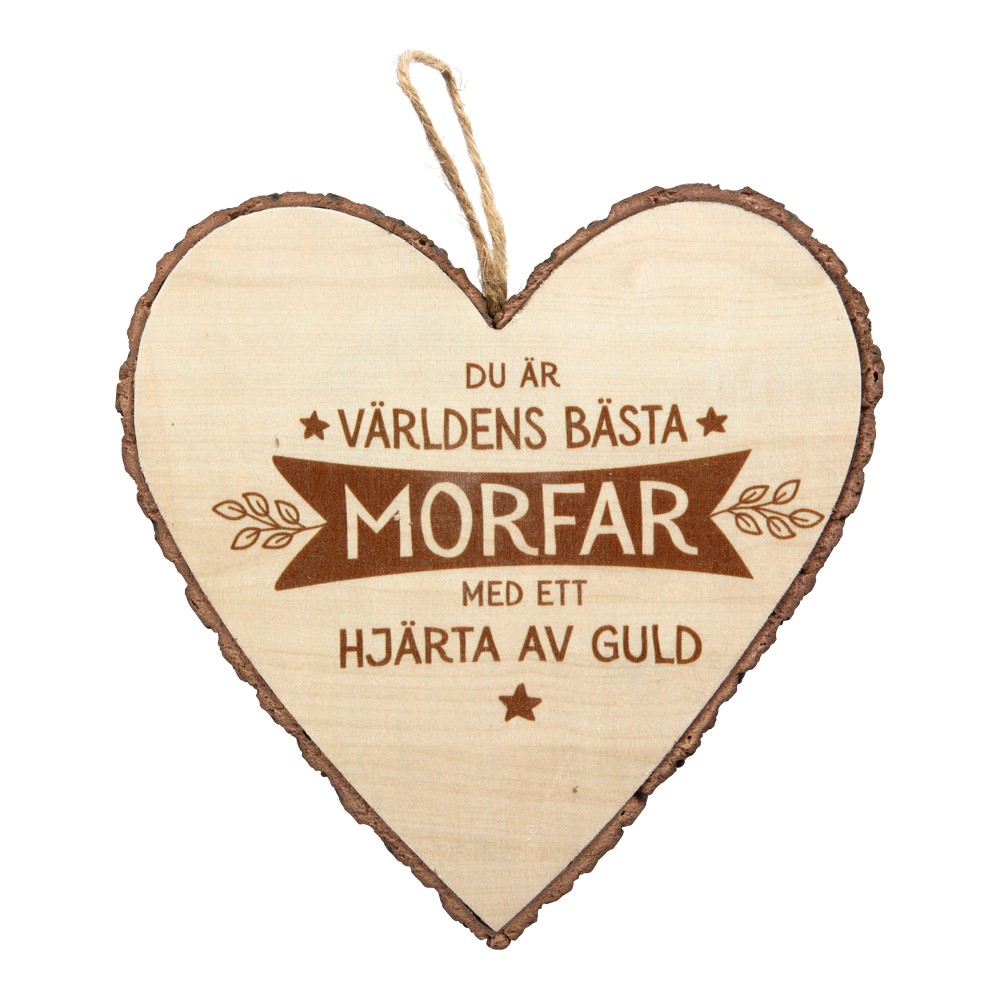 Hjärta i trä, Wooden heart, Bästa morfar