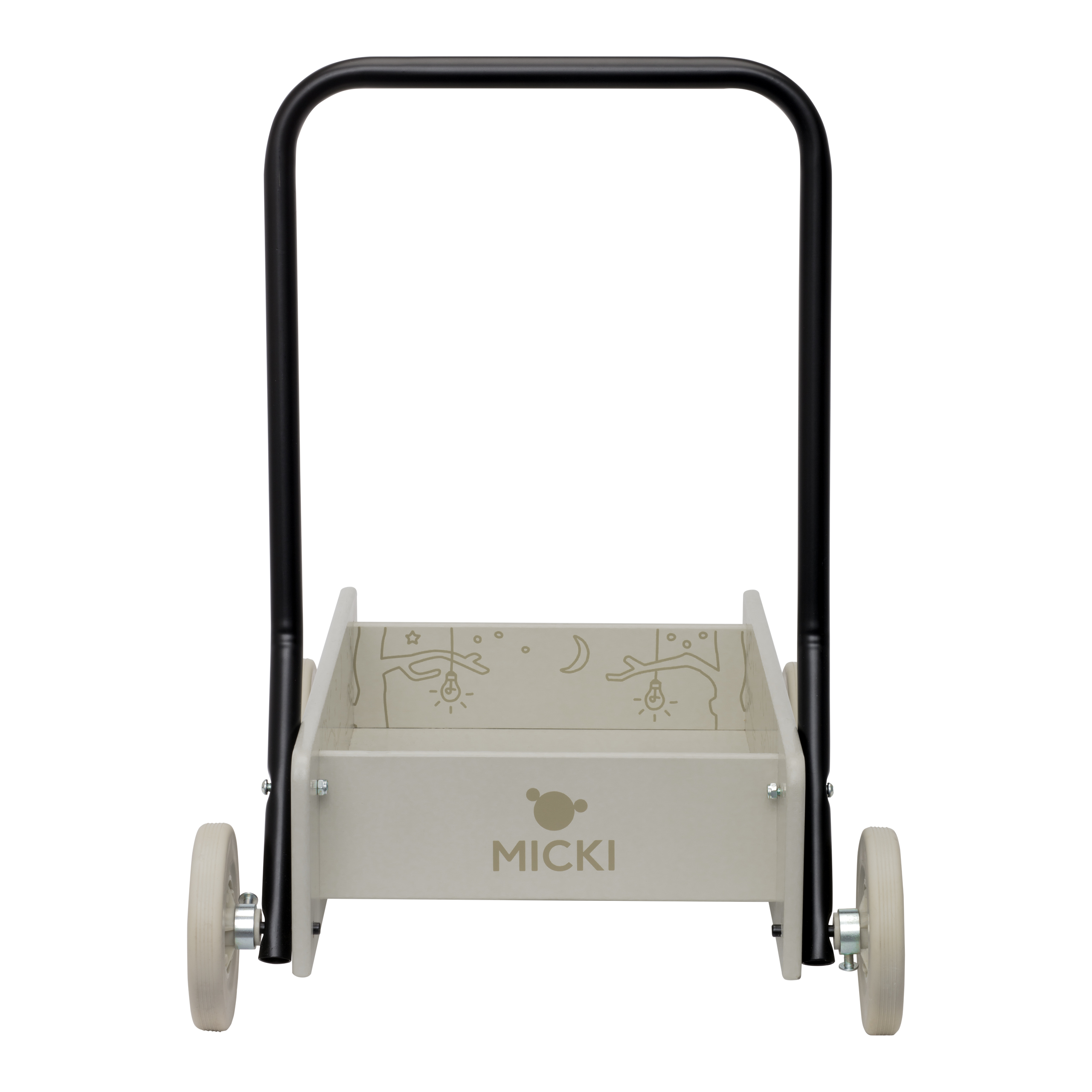 MICKI Lära gå vagn beige  - 3