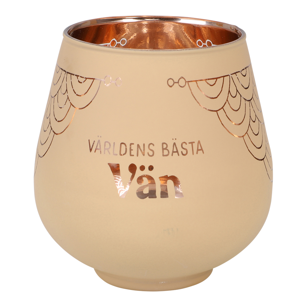 Ljuslykta i spegelglas, Vän