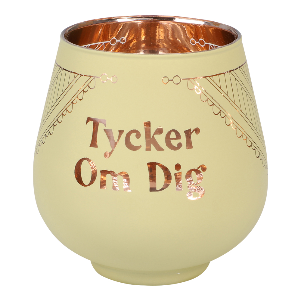 Ljuslykta i spegelglas, Tycker om dig