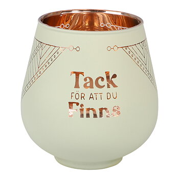 Ljuslykta i spegelglas, Tack för att du finns