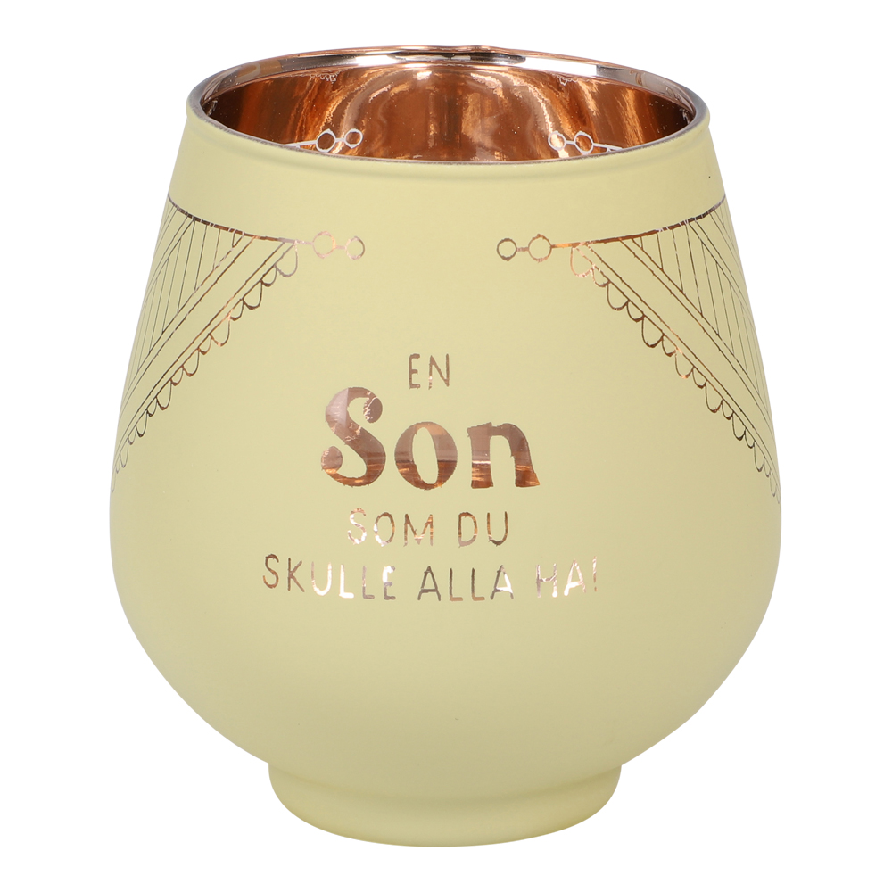 Ljuslykta i spegelglas, Son