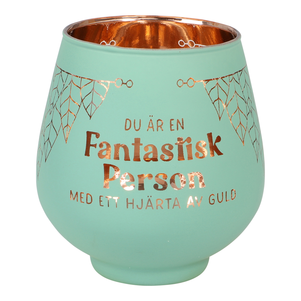 Ljuslykta i spegelglas, Fantastisk person