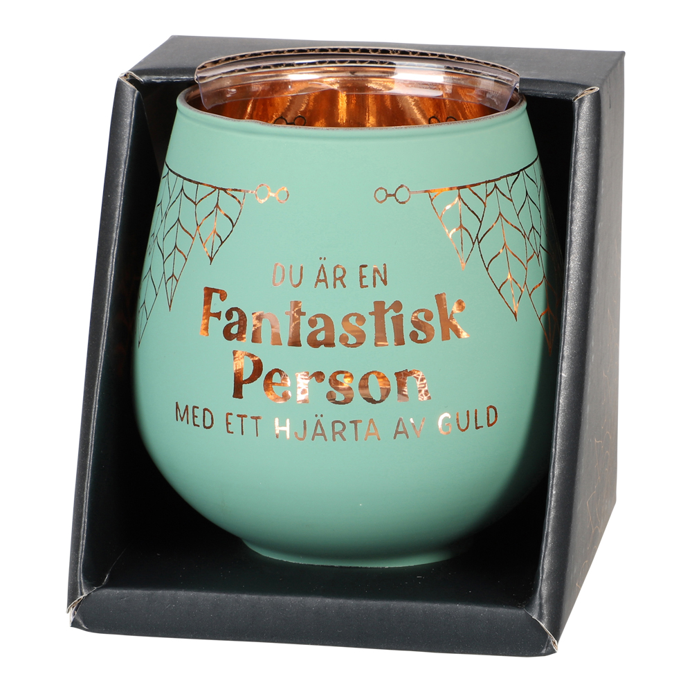 Ljuslykta i spegelglas, Fantastisk person - 2
