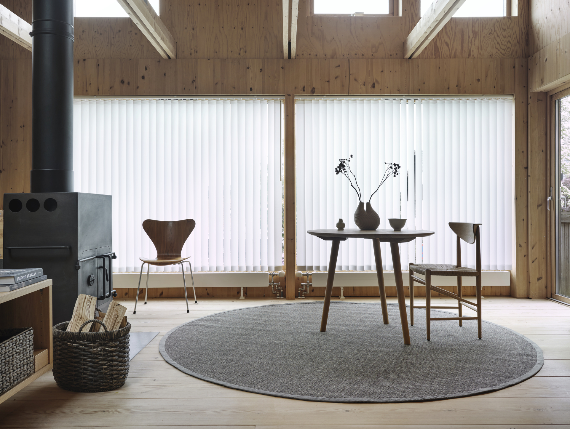 Rug Jenny grey with border d250cm - 2