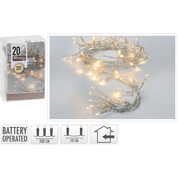 Ljusslinga 20st Led 2,0m Batteridrift